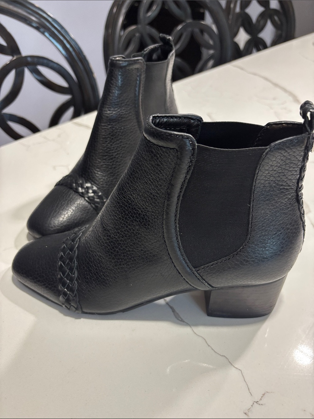Brighton Artisan Bliss Boots Leather Black Comfortable Professional Luxury 7.5